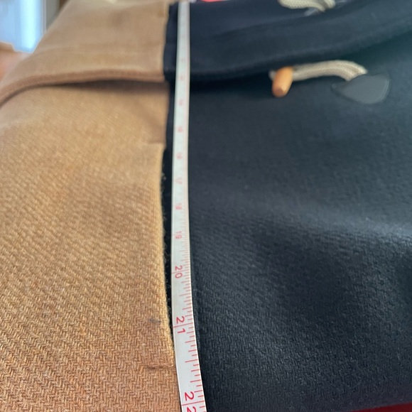 Saint James Navy and Camel Color-block Wool Coat Size EU 42 /CAD 12 NWT - Picture 15 of 16